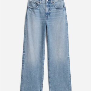 Madewell Light Blue perfect vintage wide leg crop jeans